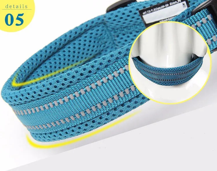 Soft Padded Mesh Dog Collar