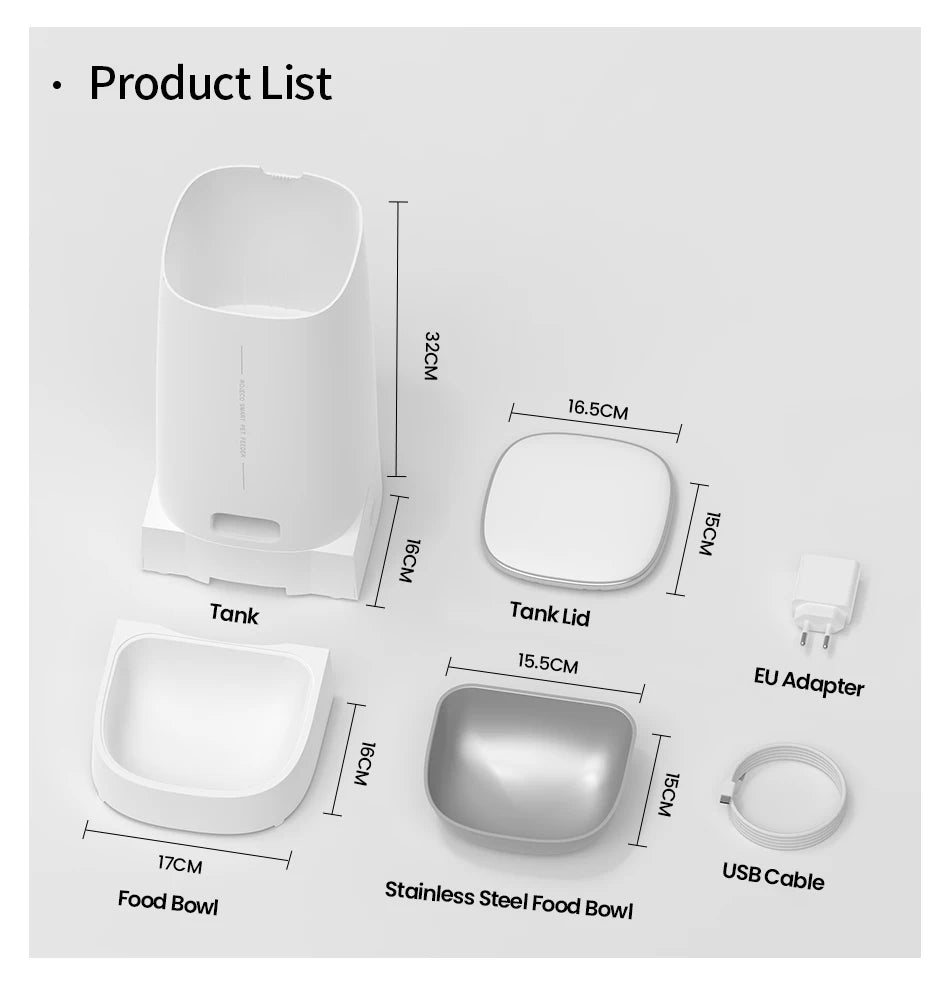 Automatic Pet Feeder Smart WiFi