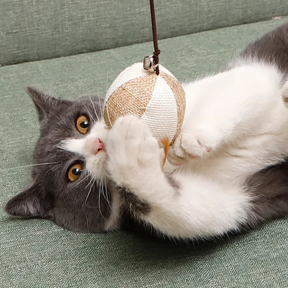 Juguete de varita con plumas para gatos