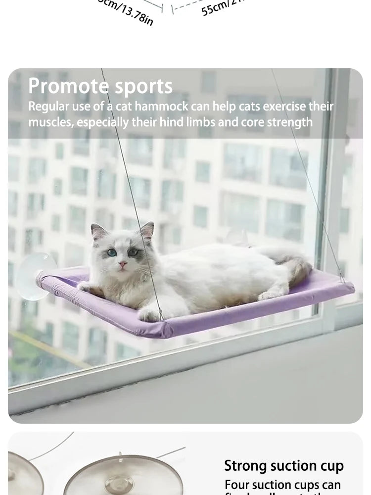 Bed - Ultra-Soft Cat Window Hammock