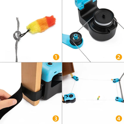 Juguete interactivo para gatos que cazan