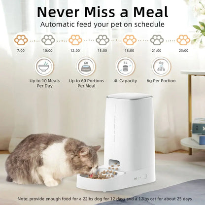 Automatic Pet Feeder Smart WiFi