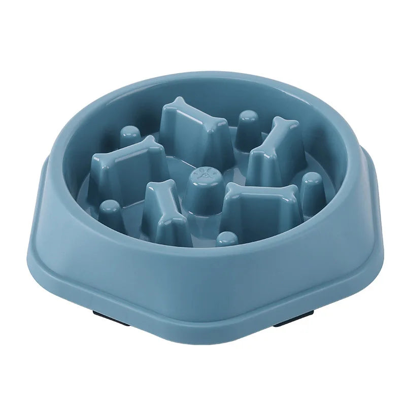 Slow Feeder Dog Bowl - Bone shape