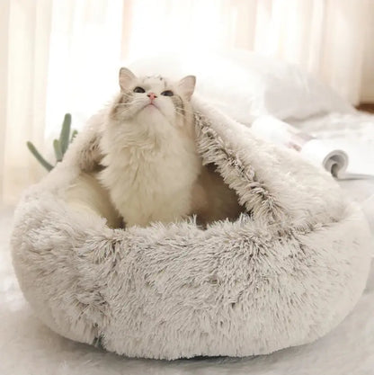 Soft Plush Pet Bed with Cover