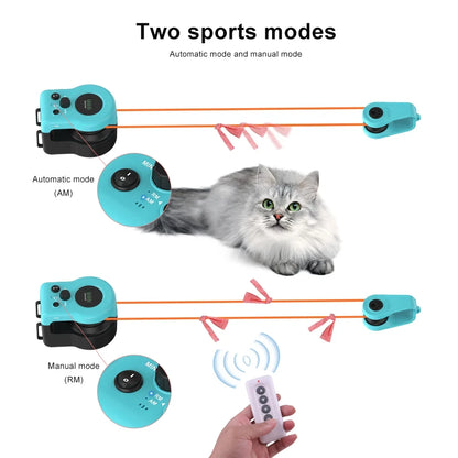 Juguete interactivo para gatos que cazan