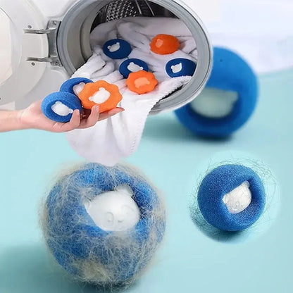 Bola de lavandería para quitar pelos de mascotas