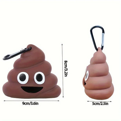 Portable Silicone Pet Waste Bag Dispenser