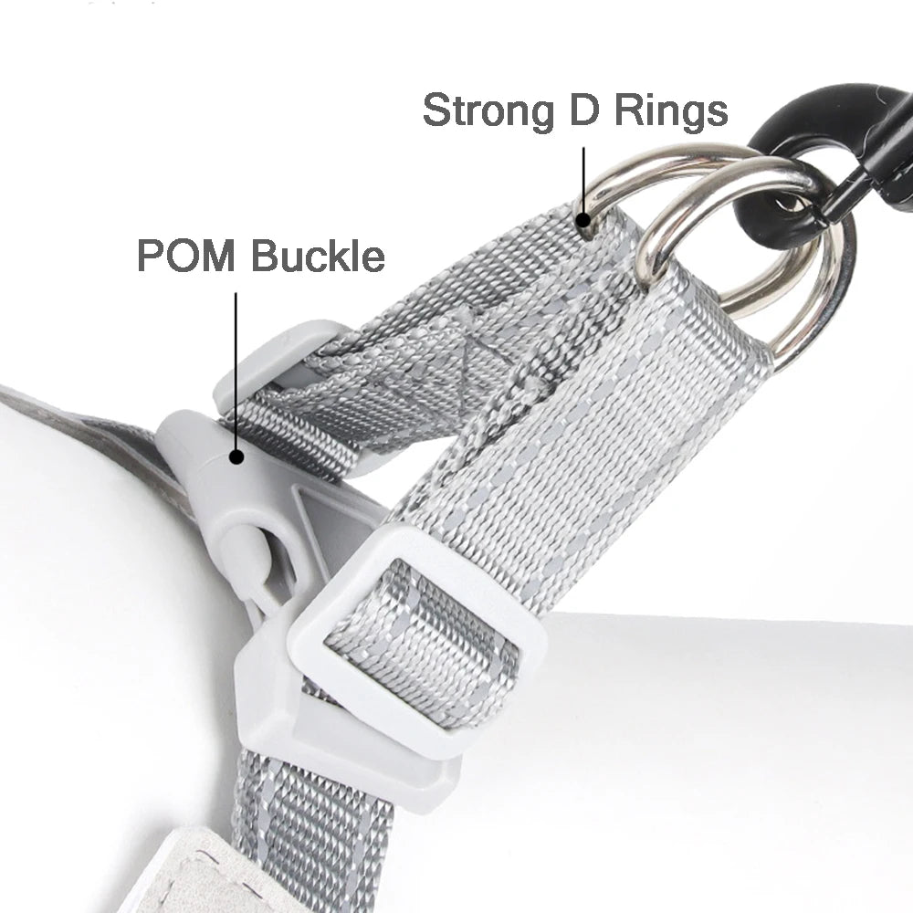Adjustable Reflective Y Dog Harness