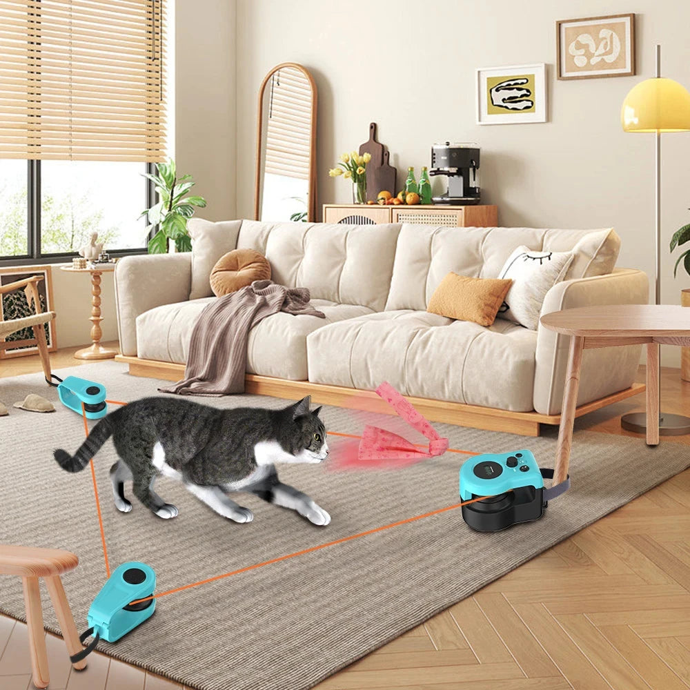 Juguete interactivo para gatos que cazan