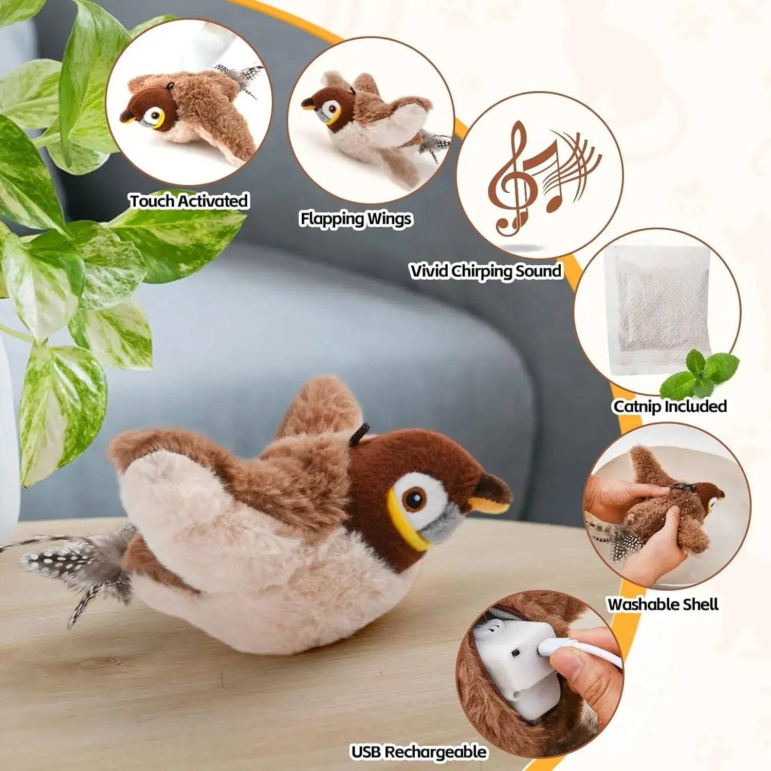Dancing Sparrow Cat Toy