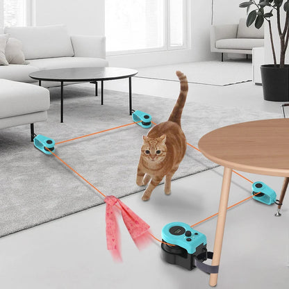 Juguete interactivo para gatos que cazan