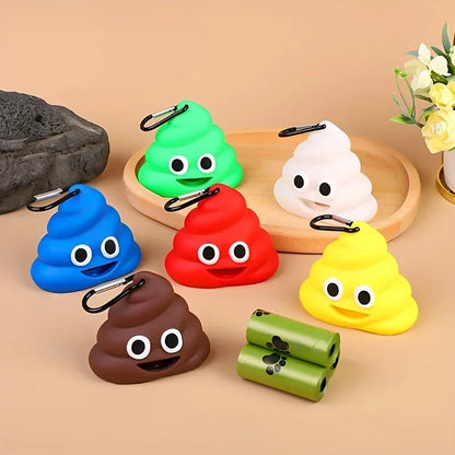Portable Silicone Pet Waste Bag Dispenser